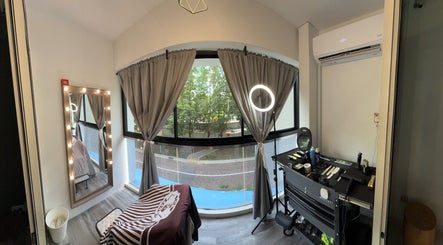 Effcutz beauty room with large window and stylish decor in Singapore, Singapore, SG.