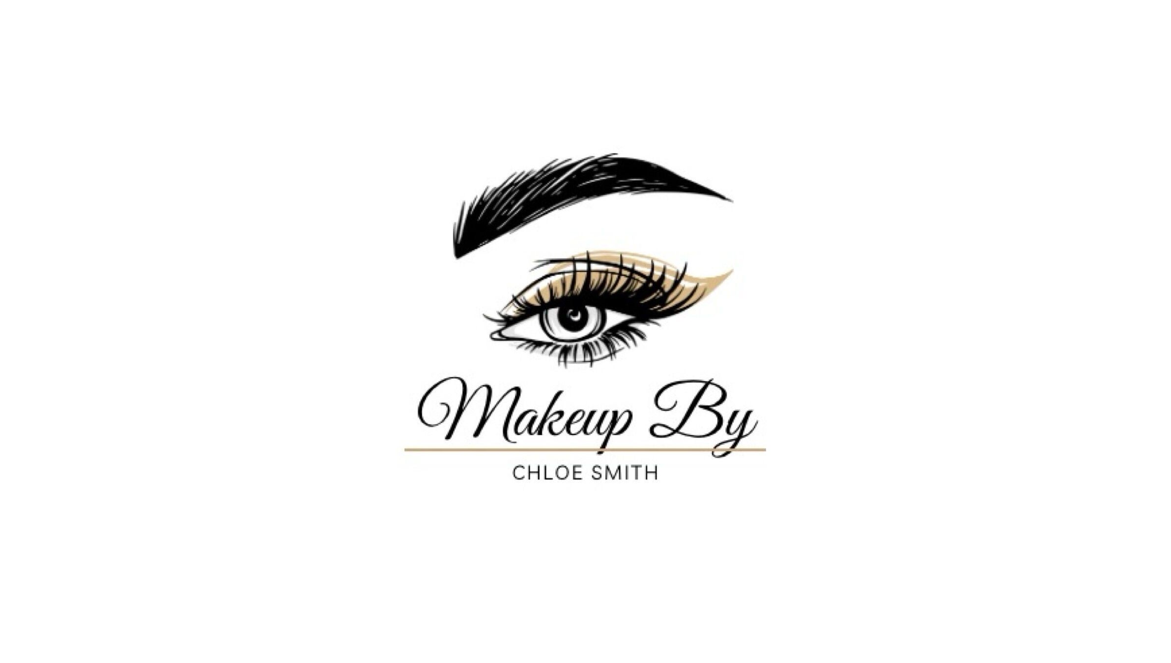 Elegant eye logo of Makeup by Chloe located in Monkton Heathfield, England, GB.