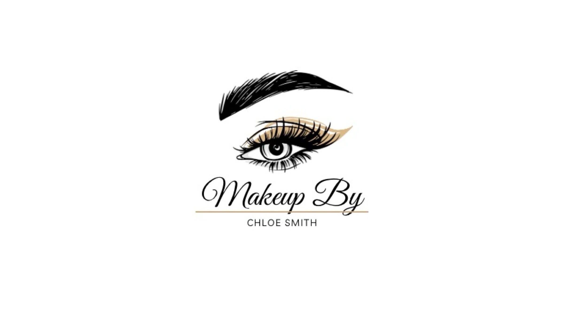 Elegant eye logo of Makeup by Chloe located in Monkton Heathfield, England, GB.