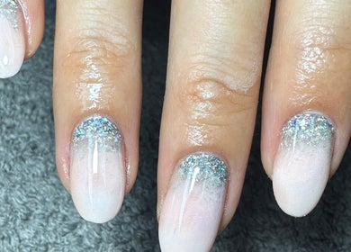 Sparkling nail art from Sage beauty & aesthetics (former JJ Beauty), Wigan, England, GB.