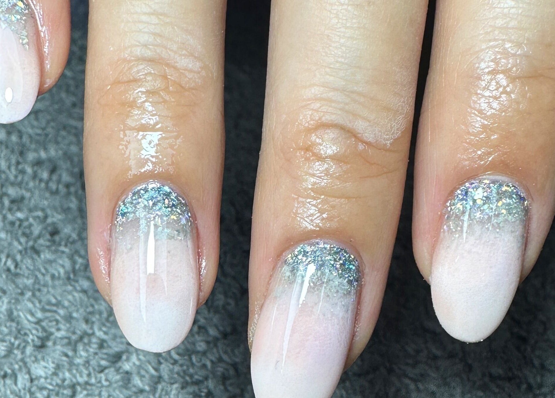 Sparkling nail art from Sage beauty & aesthetics (former JJ Beauty), Wigan, England, GB.
