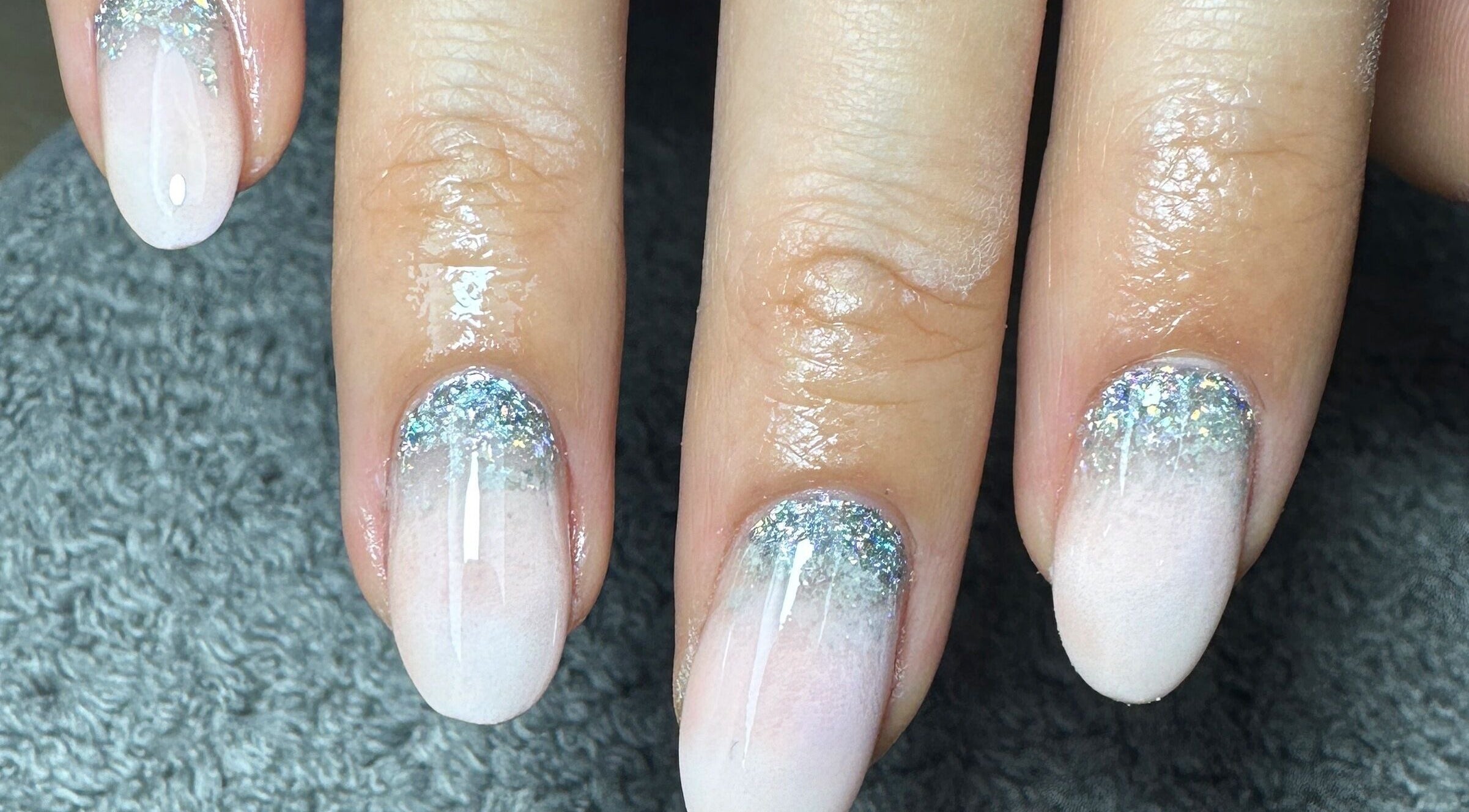 Sparkling nail art from Sage beauty & aesthetics (former JJ Beauty), Wigan, England, GB.