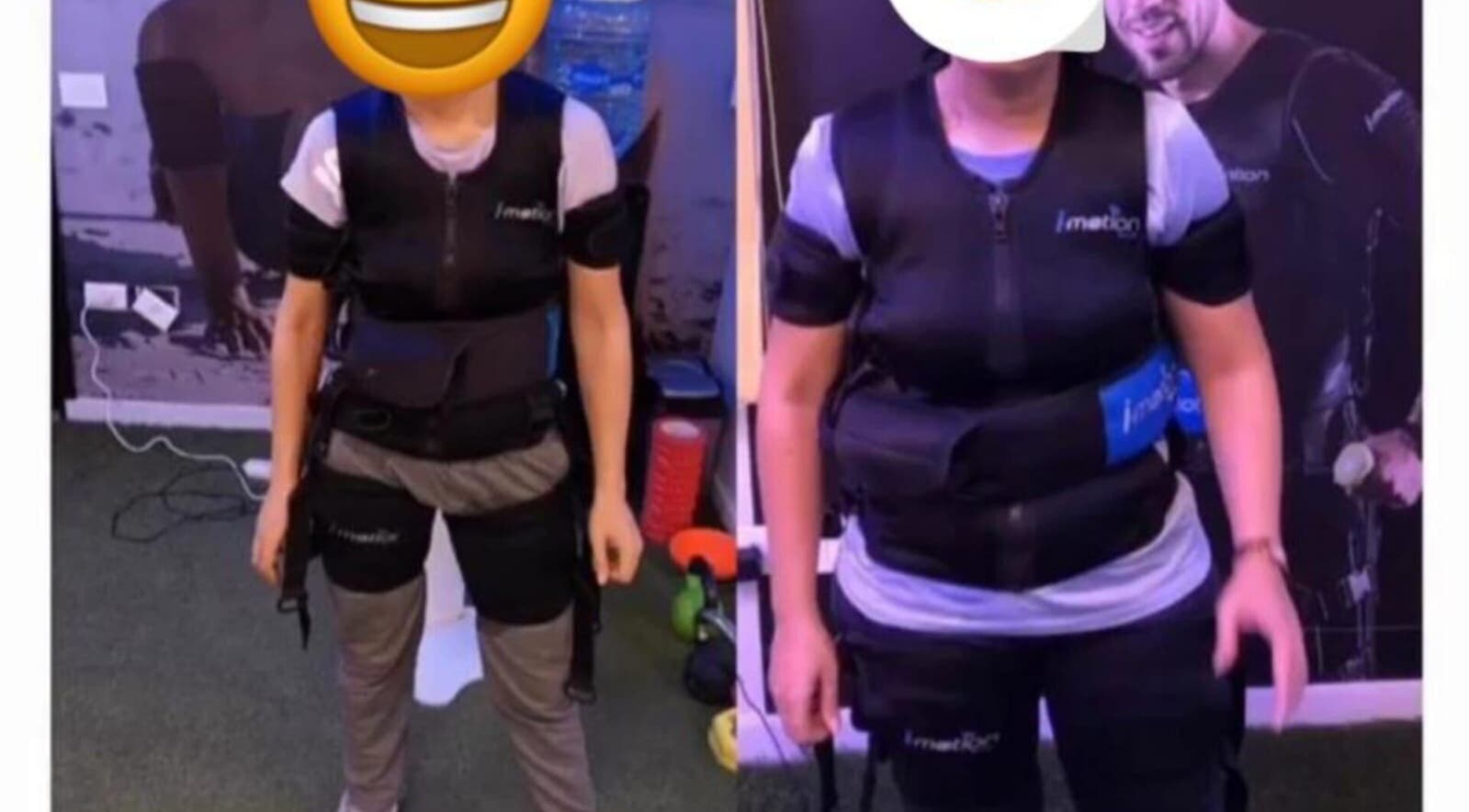 Client in Ems training gear at Elite Fitness Ems Sheraton Branch, محافظة القاهرة‬, محافظة القاهرة‬, EG.