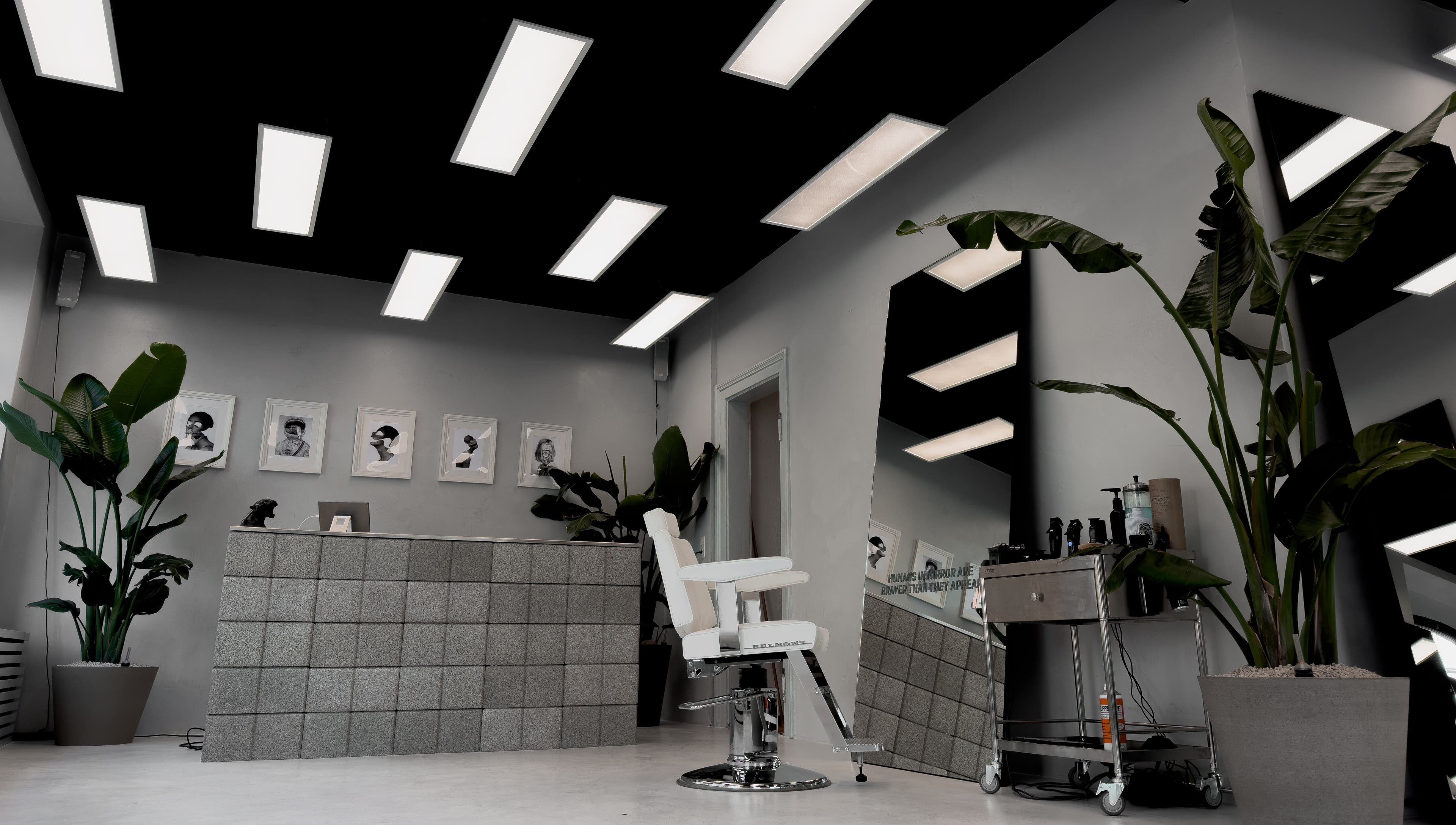 Interior of Amiro Barbershop in Zürich, Zürich, CH featuring sleek design and stylish decor.