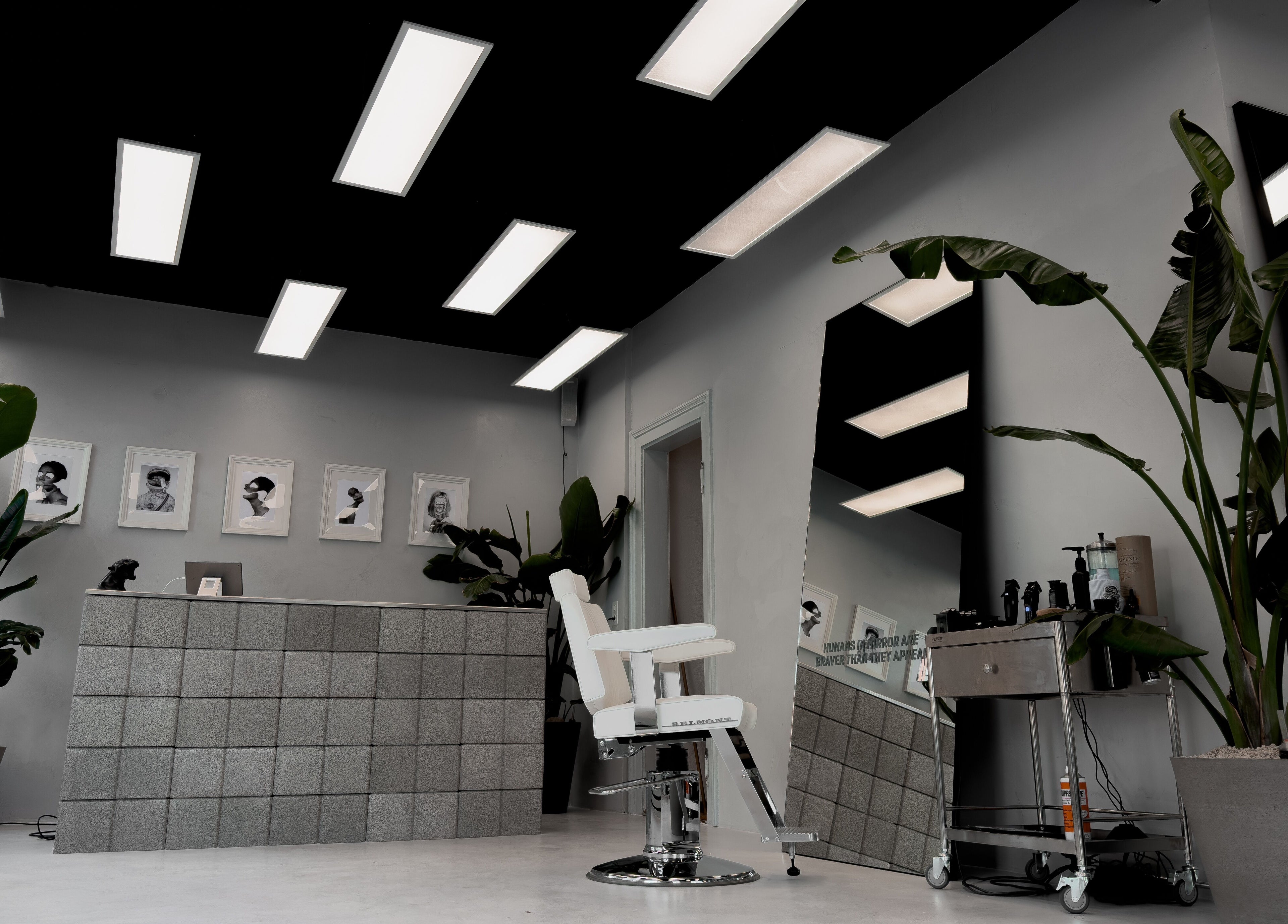 Interior of Amiro Barbershop in Zürich, Zürich, CH featuring sleek design and stylish decor.