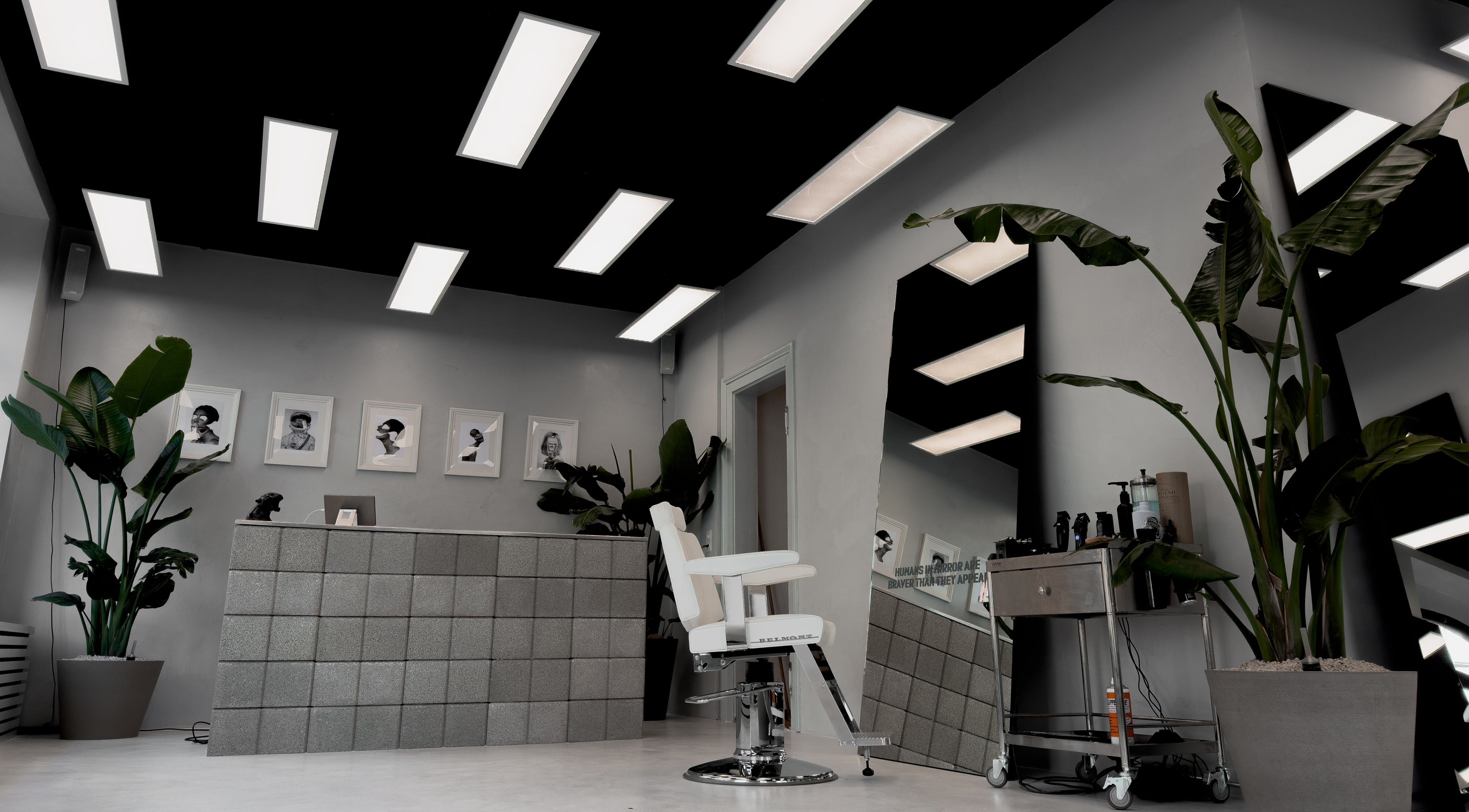 Interior of Amiro Barbershop in Zürich, Zürich, CH featuring sleek design and stylish decor.