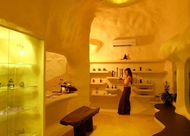 Warm, inviting spa interior of Srimantra Spa in Chang Wat Chiang Mai with unique design and relaxing ambiance.