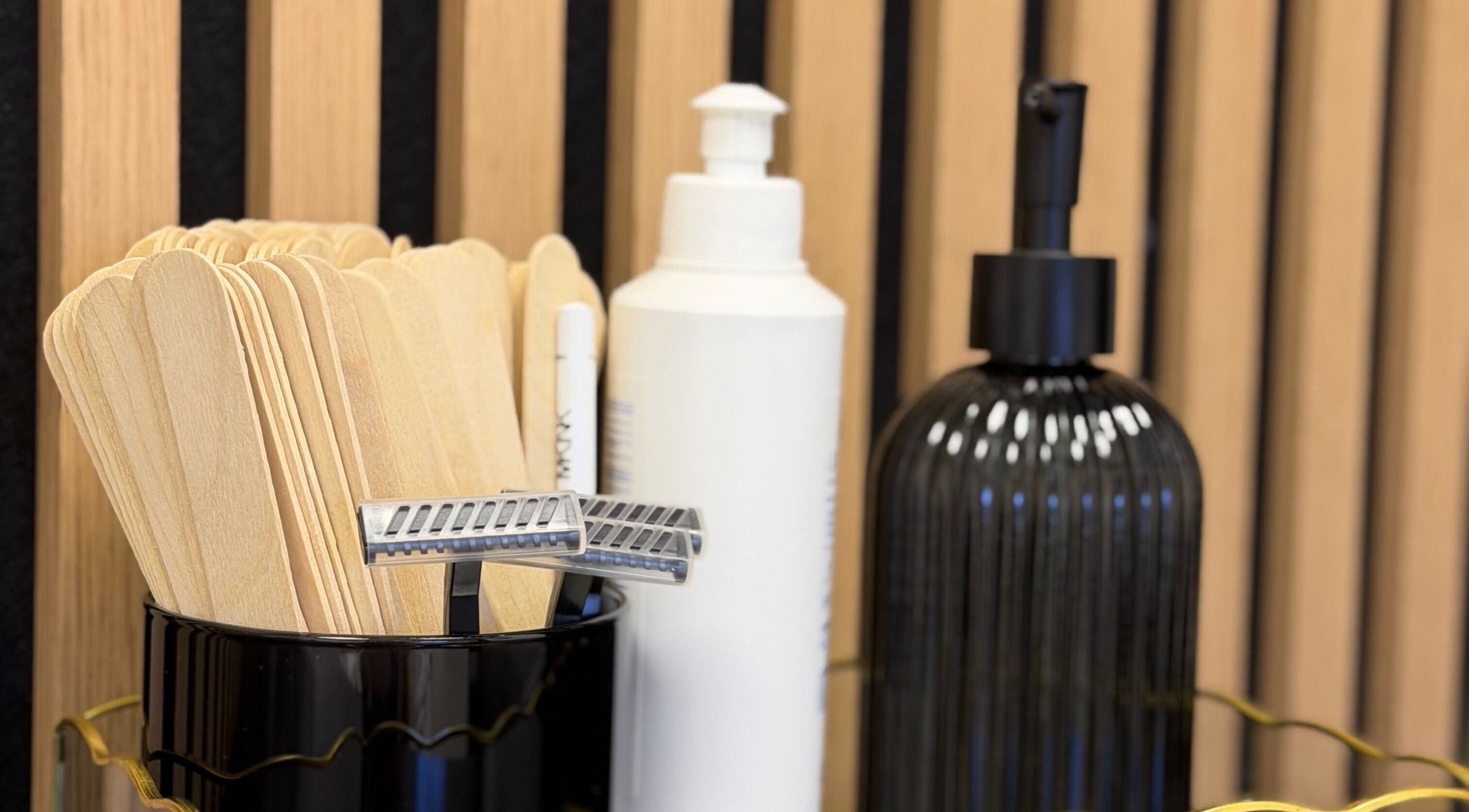 Beauty essentials at SF Laser Studio in Dereham, England, GB, showcasing a blend of style and functionality.