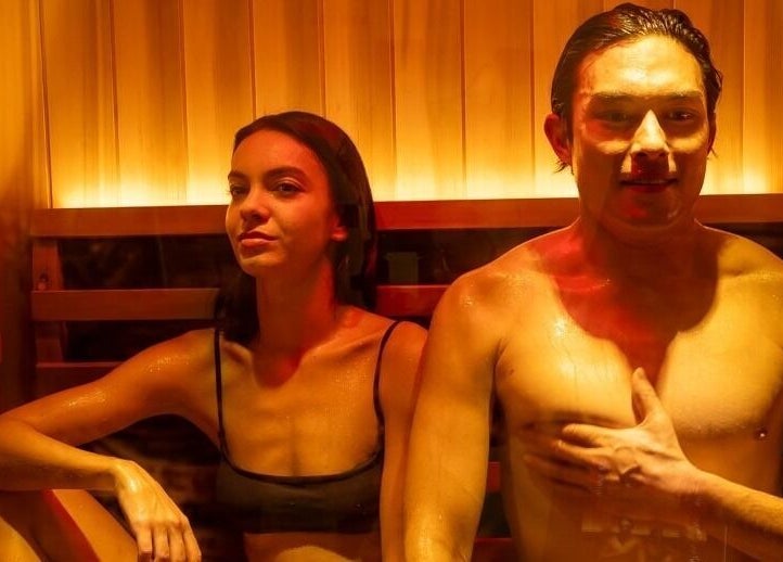 Relaxing sauna experience at ACME Wellness Hong Kong, Hong Kong Island, HK, showcasing a tranquil atmosphere.