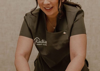 Skilled therapist at Radiant Beauty Clinic providing treatments in Dublin 7, IE.