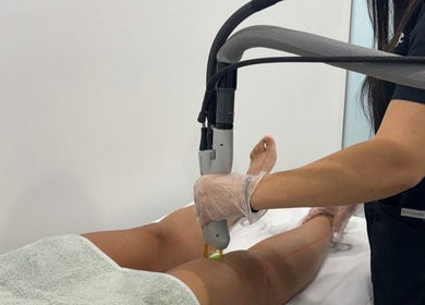Laser hair removal session at Visage Clinics Australia | Belmore in Belmore, New South Wales, AU.