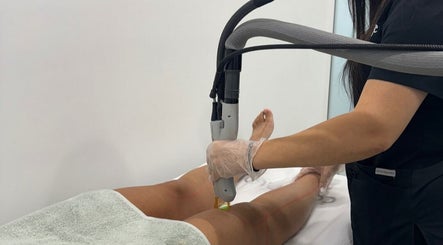 Laser hair removal session at Visage Clinics Australia | Belmore in Belmore, New South Wales, AU.