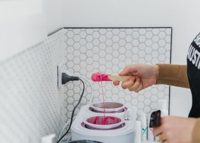 Wax preparation at Brows & Waxing by Hannah-lee in Herne Hill, Victoria, AU