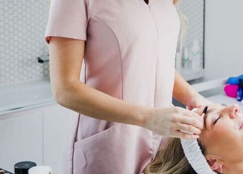 Facial treatment at Brows & Waxing by Hannah-lee, Herne Hill, Victoria, AU, showcasing ultimate relaxation.