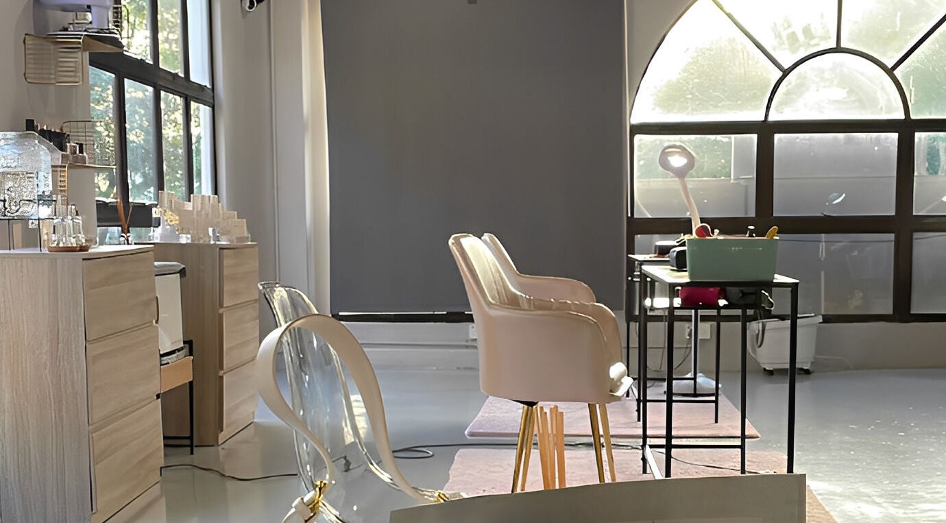 Elegant interior of Lash Out Loud (Nilai) beauty salon in Nilai, Negeri Sembilan, MY, highlighting chic chairs and decor.