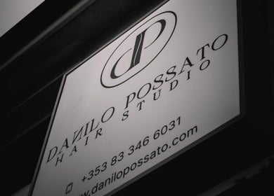 Sign of Danilo Possato Hair Studio, Dublin, County Dublin, IE, showcasing elegance and style.