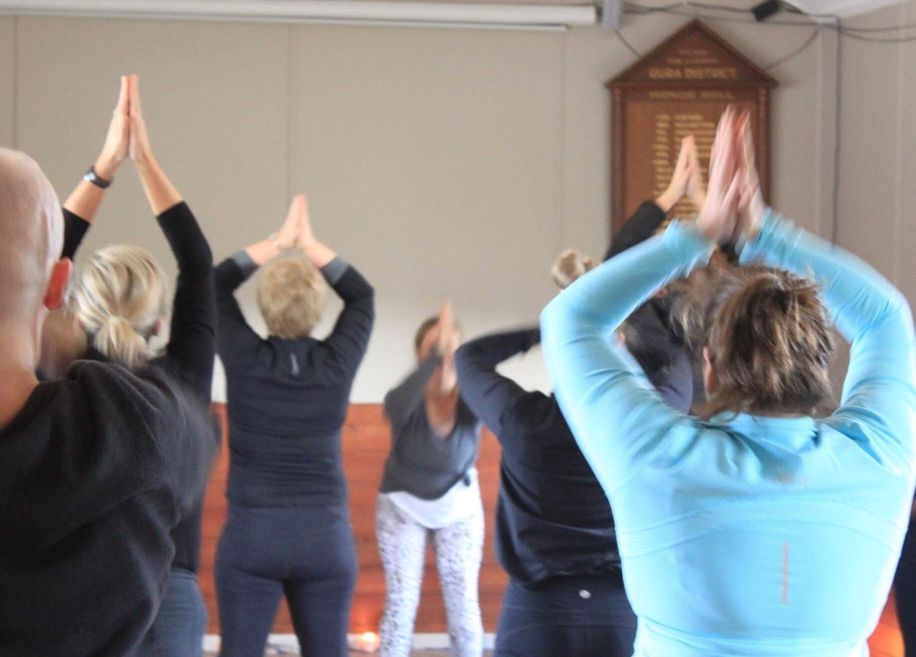 Yoga class at Be Well with Brooke in Oura, New South Wales, AU enhances wellness and tranquility.