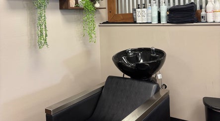 Modern wash station at Shear Heaven Salon, Ruston, Louisiana, US, reflecting sleek design and comfort.