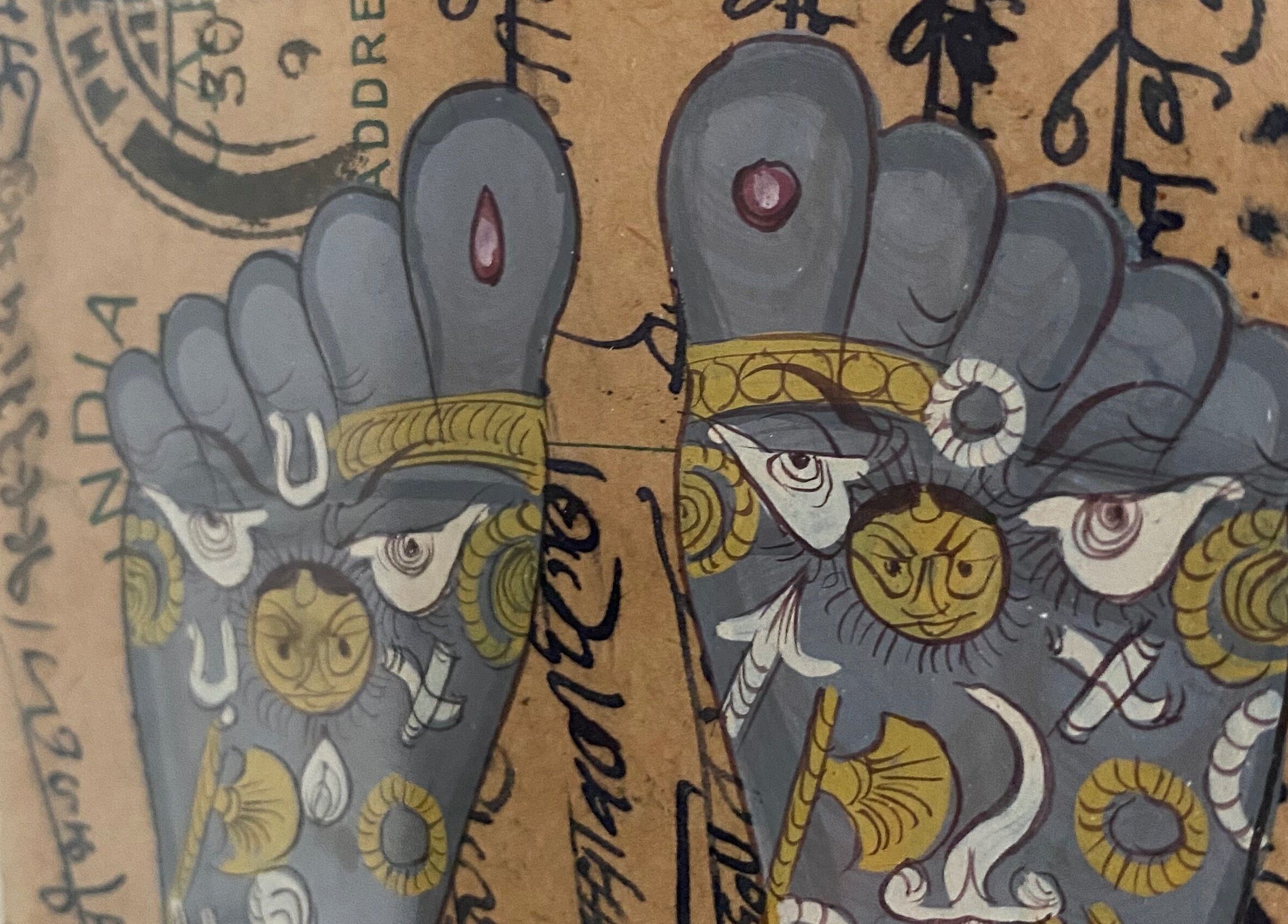 Illustration artistique des pieds chez PRĀNA Massage, Les Rousses, Bourgogne-franche-comté, FR.