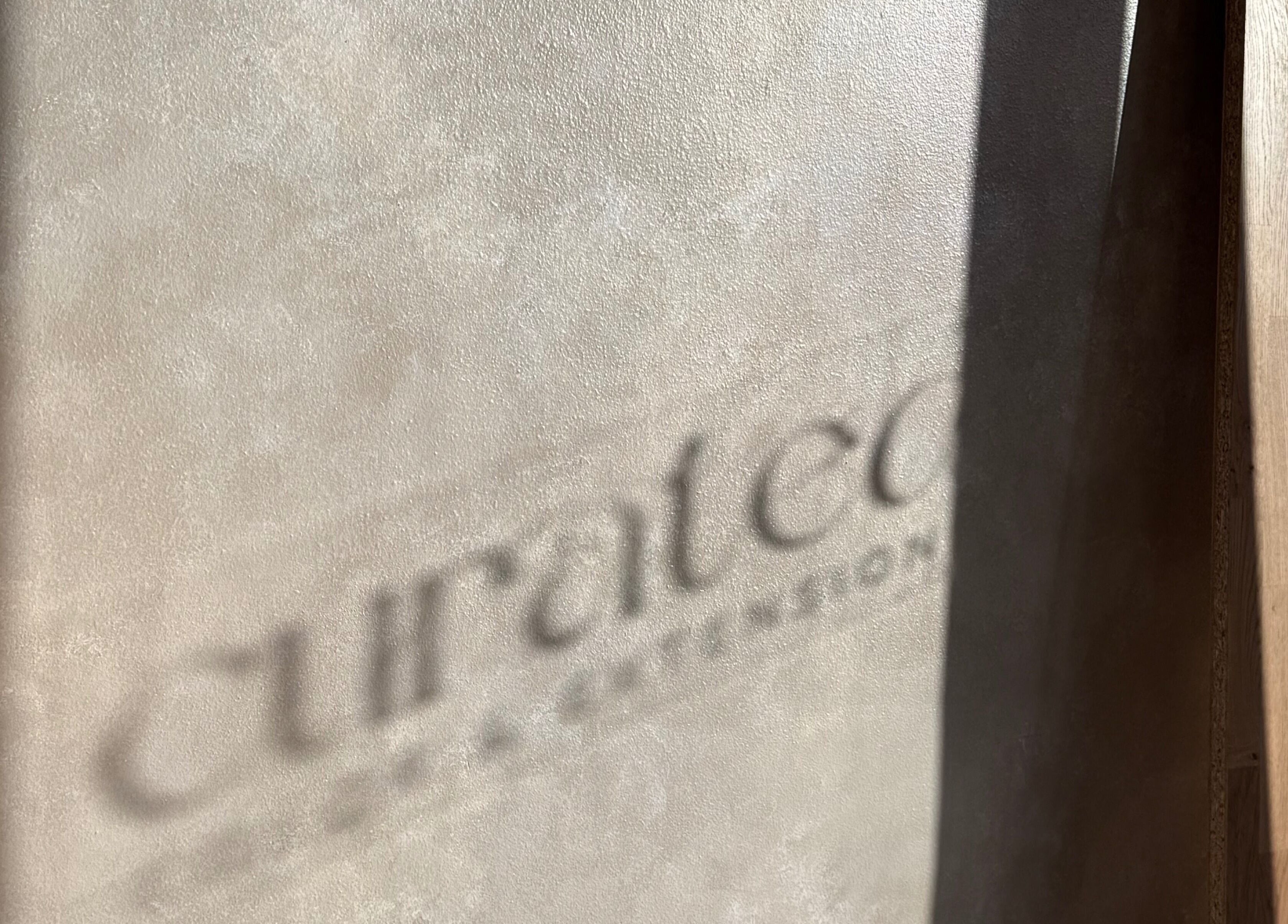 Soft shadow of Curated Color & Extensions on wall, Tampa, Florida, US.