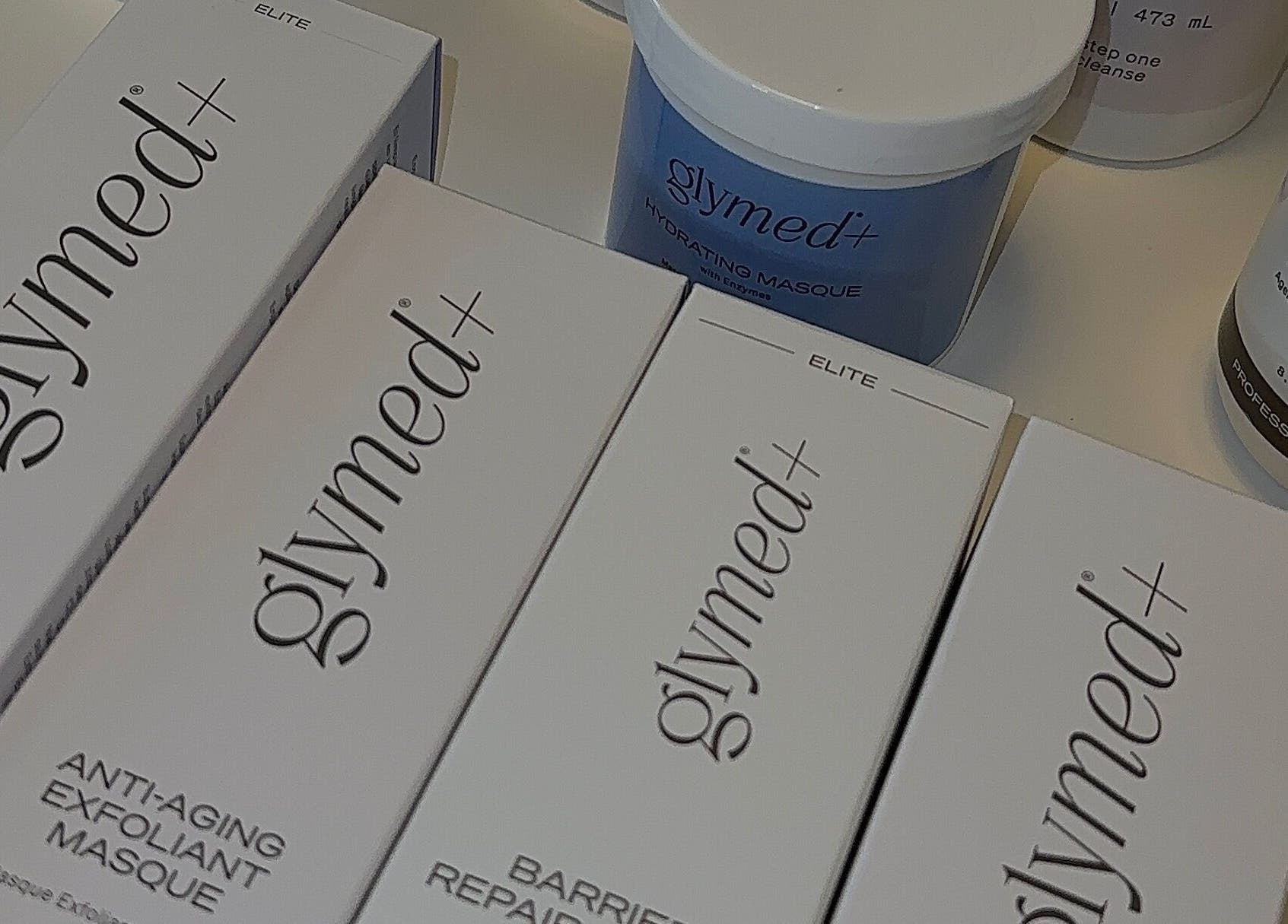 Glymed skincare products at Art by Douja in Montréal, Québec, CA.