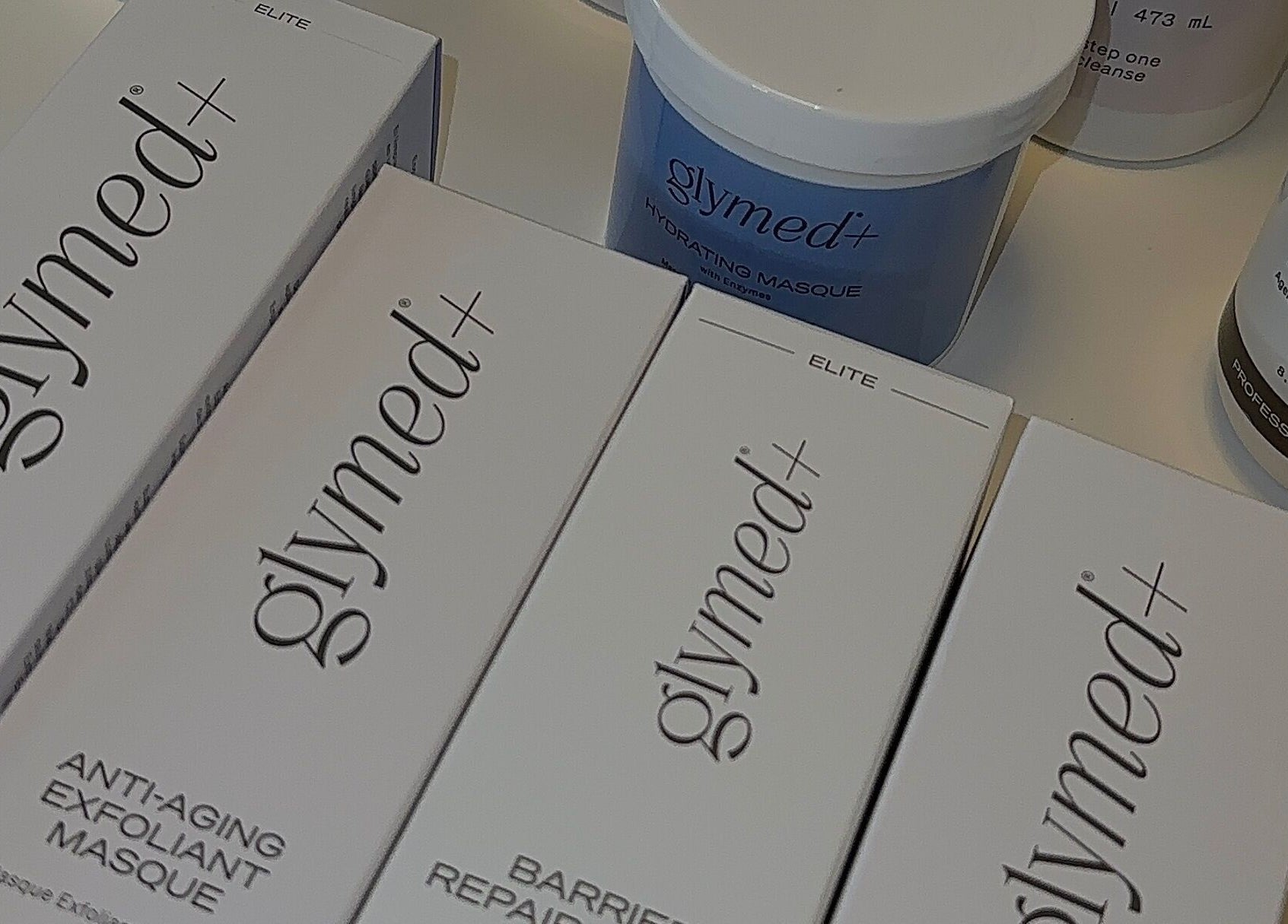 Glymed skincare products at Art by Douja in Montréal, Québec, CA.