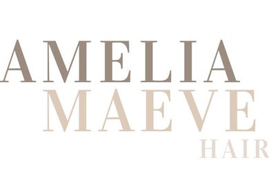 Amelia Maeve Hair logo in Blenheim, Marlborough Region, NZ.