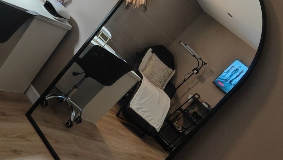 Spacious beauty room at The Cosmetic Lodge, Hull, England, GB featuring a treatment chair and stylish decor.