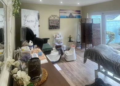 Tranquil therapy room at Back to Balance Holistic Practice by Oksana, Tralee, County Kerry, IE, enhancing relaxation.