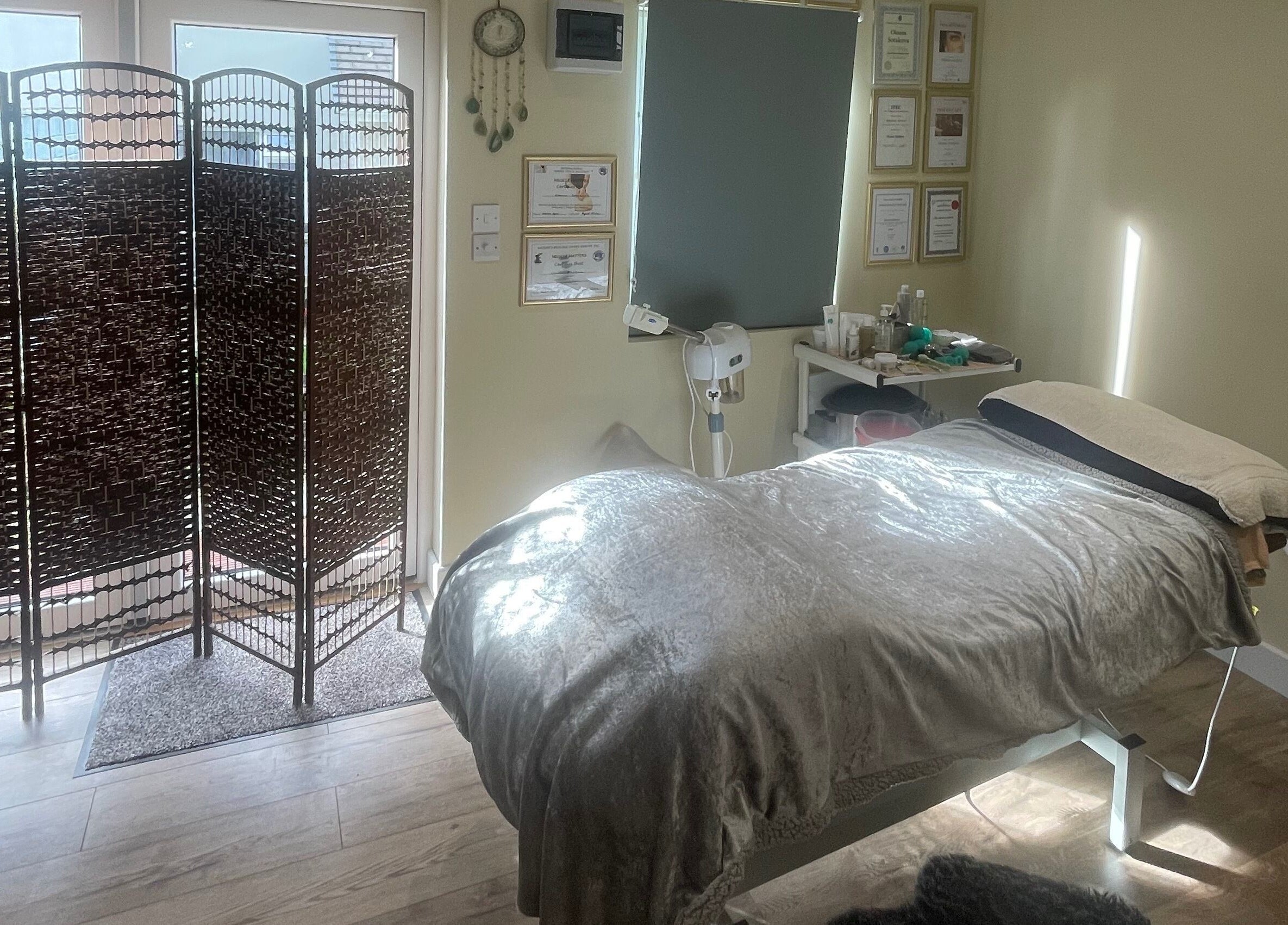 Serene therapy room at Back to Balance Holistic Practice by Oksana, Tralee, County Kerry, IE.