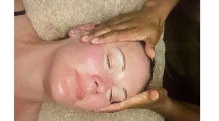 Relaxing facial massage at Skinergy by Leona, Manchester, England, GB, promotes rejuvenation and tranquility.