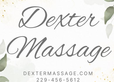 Dexter Massage signage at Verapose Yoga House, Dexter, Michigan, US, showcasing peaceful ambiance.