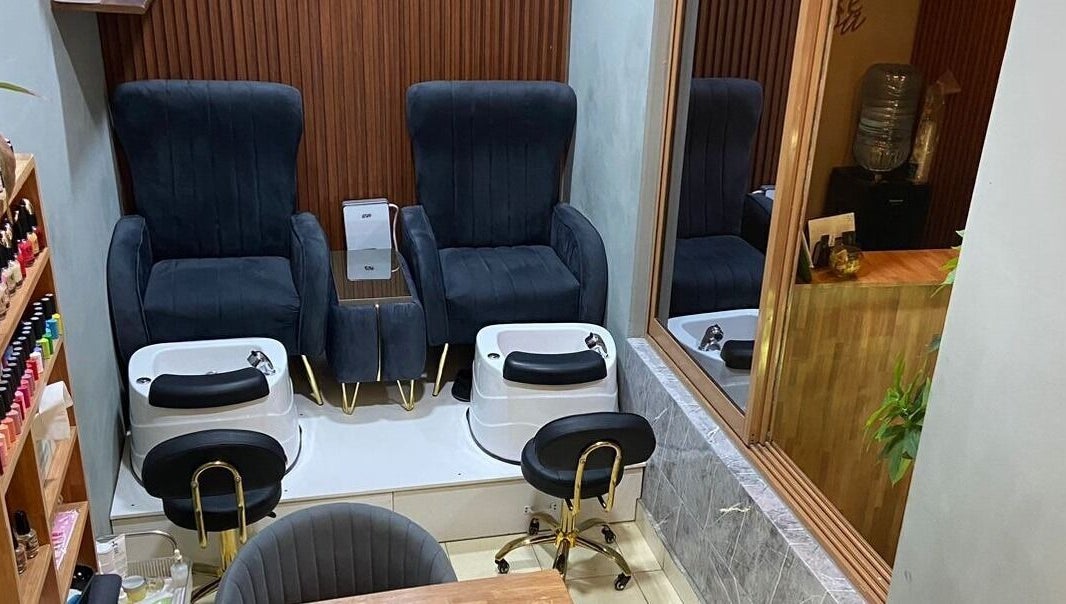 Elegant pedicure chairs at Prestige Luxe Spa, Accra, Greater Accra Region, GH, offering premium wellness.