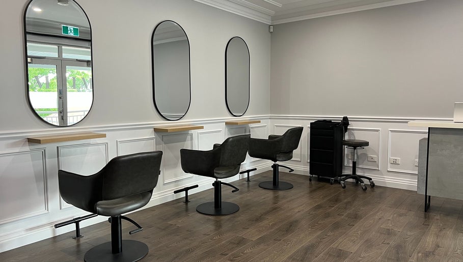Elegant styling stations at Hair by Laura Marie, Camden, New South Wales, AU.