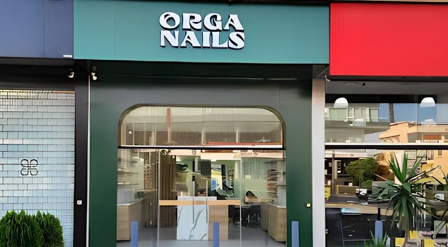 Front view of Organails Beauty Lounge in Hazmieh, Mount Lebanon Governorate, LB.