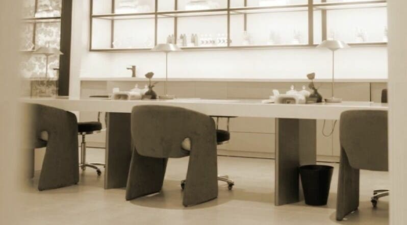 Stylish interior of Aya Salon in Riyadh, Riyadh Province, SA showcasing modern design and luxury seating.