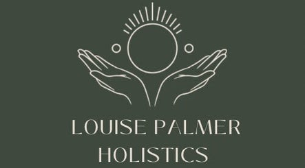Logo of Louise Palmer Holistics in Southampton, England featuring hands and circular design.