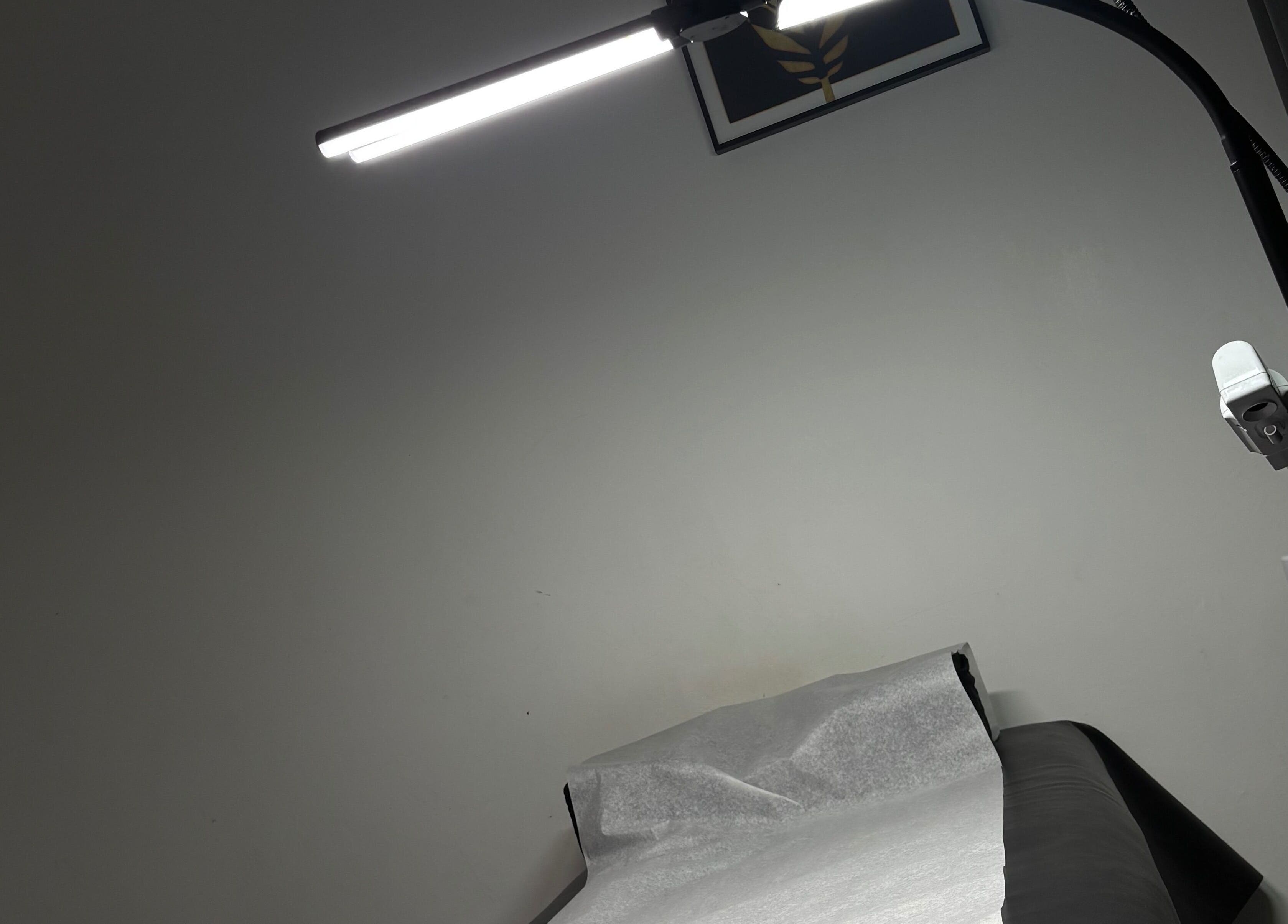 Treatment room setup at Jahzeni Beauty Lounge, Runaway Bay, St. Ann Parish, JM, featuring clean, modern equipment.