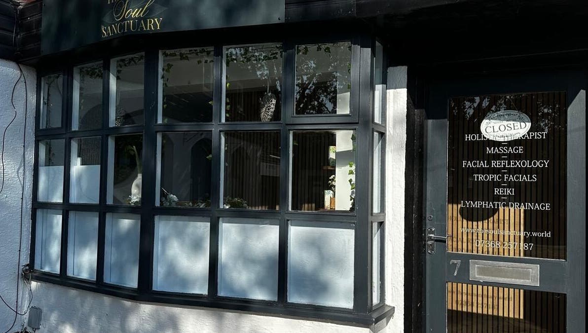 Front view of The Soul Sanctuary, a wellness venue in Garstang, England, GB showcasing its calming exterior.
