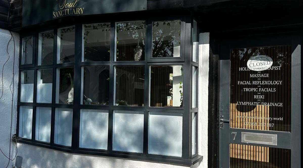 Front view of The Soul Sanctuary, a wellness venue in Garstang, England, GB showcasing its calming exterior.