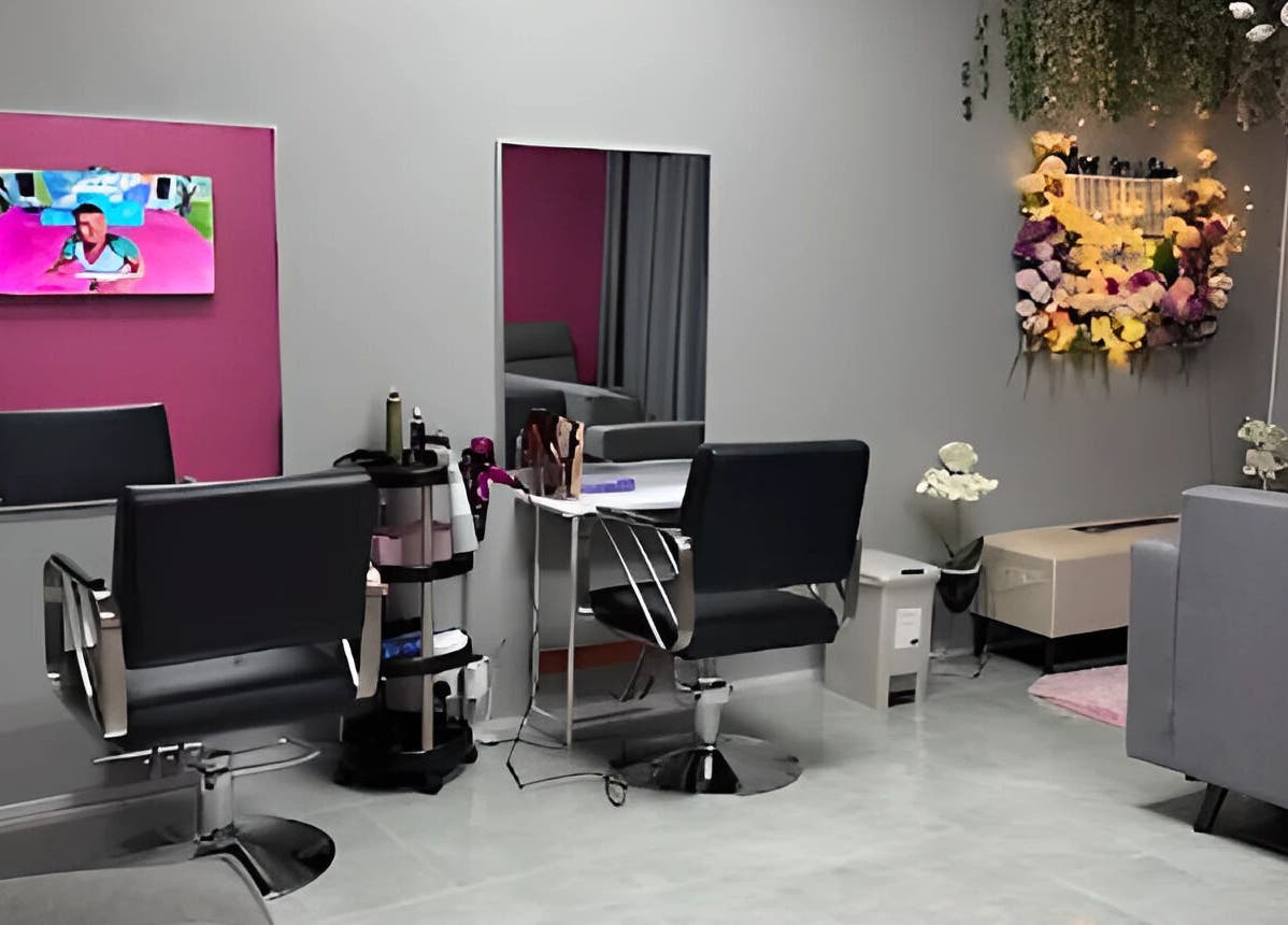 Allurv beauty salon interior with modern styling chairs and decor in Kota Bharu, Kelantan, MY.