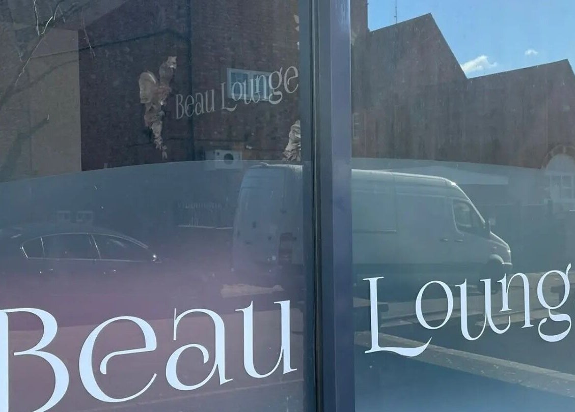 Beau Lounge exterior at Contour & Glow by Sej, Wellingborough, England, GB.