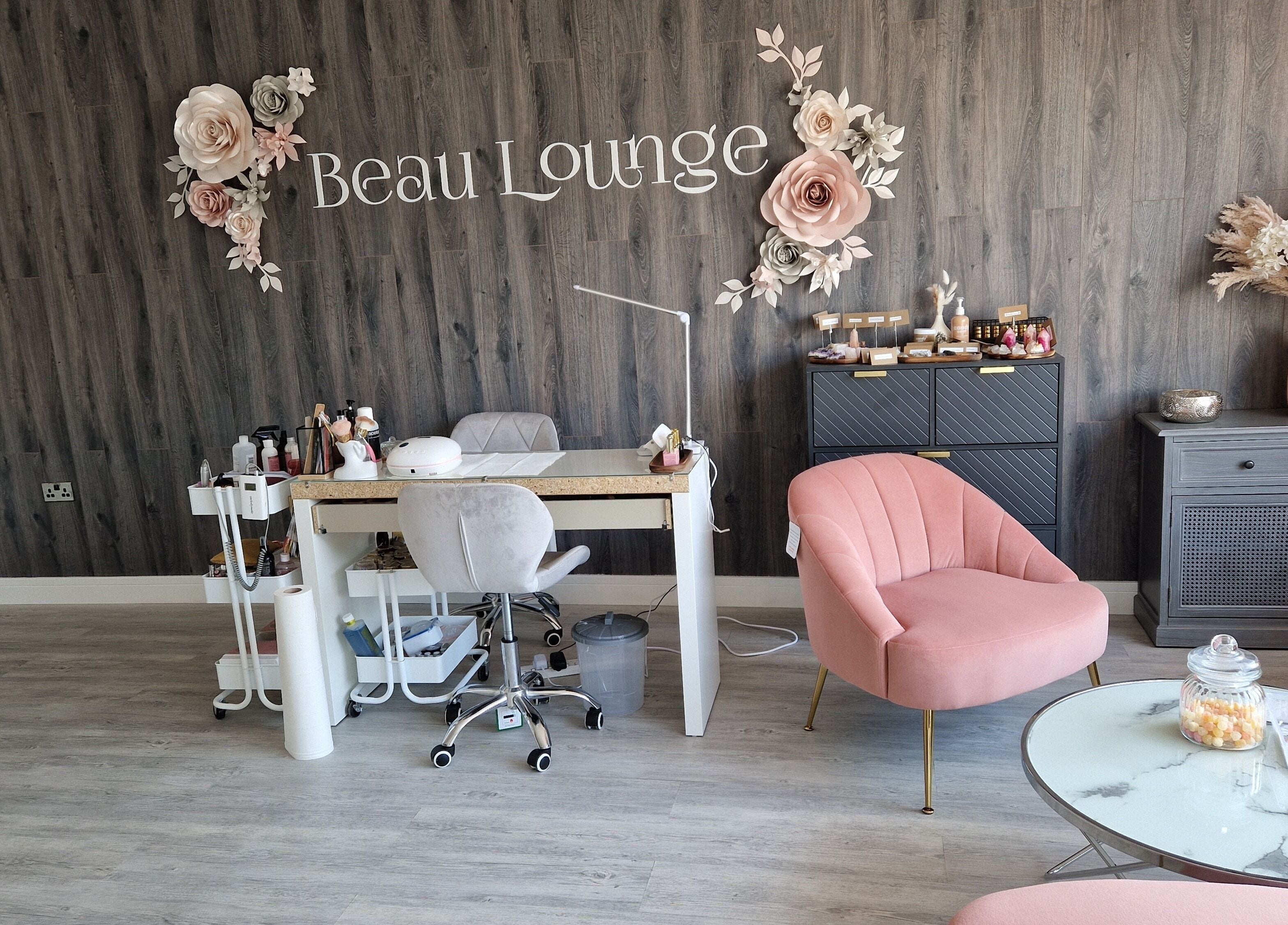 Elegant interior of Contour & Glow by Sej in Wellingborough, England, GB, featuring a stylish beauty station.