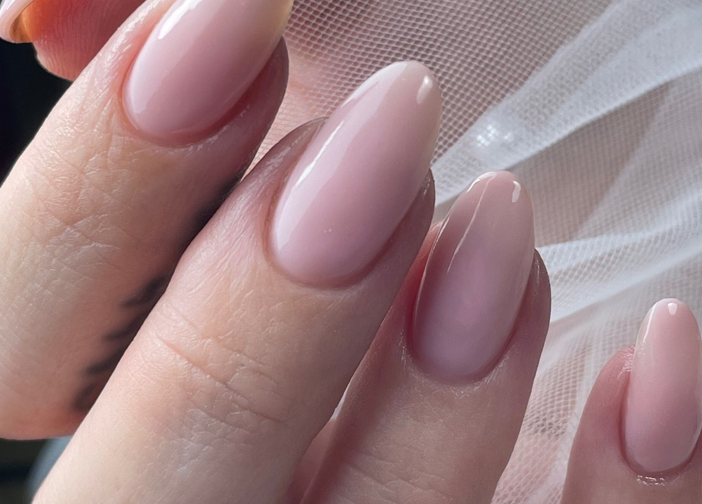 Perfectly manicured nails at Lady Nails Justyna, Cork, County Cork, IE showcasing elegant nude shades.