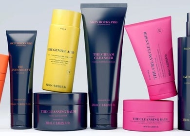 Premium skincare products displayed at Wild By Vanessa Hill, Fernhill Heath, England, GB.