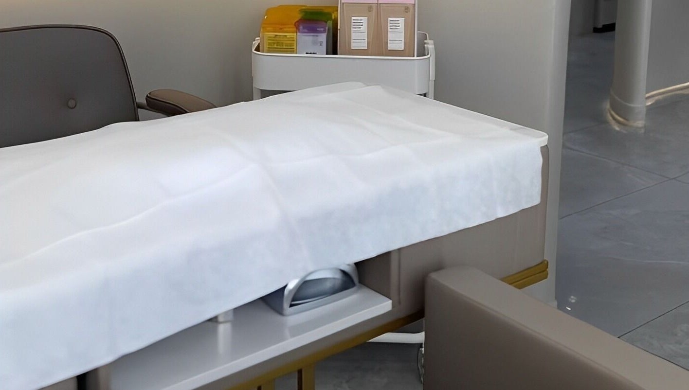 Treatment bed at Haven Spa Khalifa Branch, Abu Dhabi, AE offering a tranquil wellness experience.