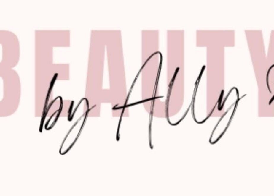 Beauty by Ally logo featuring elegant script, located in Hamilton, Scotland, GB.