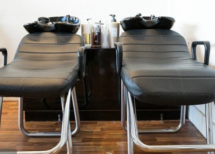 Luxury wash chairs at Absolute Hair Design in Edgecliff, New South Wales, AU offering comfort and style.