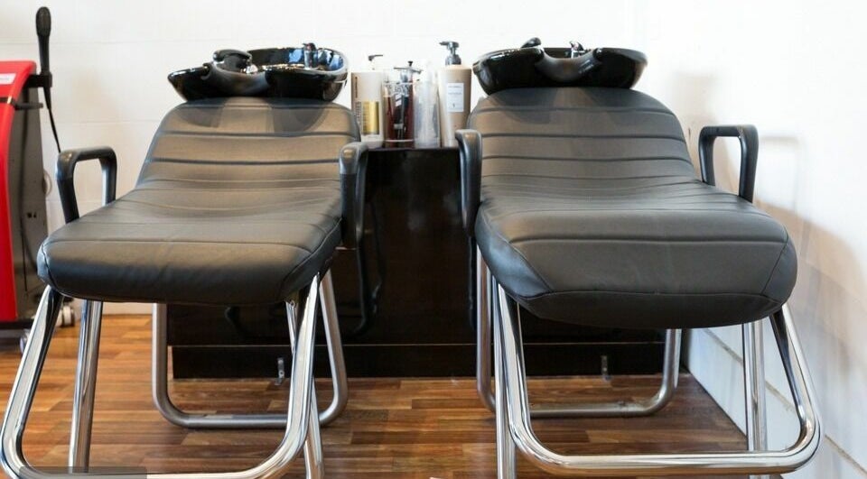 Luxury wash chairs at Absolute Hair Design in Edgecliff, New South Wales, AU offering comfort and style.