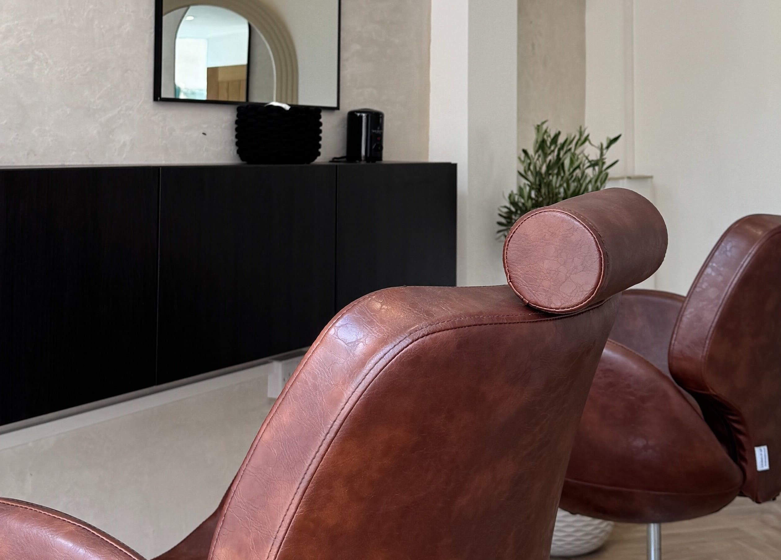 Luxurious salon chairs at By Bex and Co, Selby, England, GB. Perfect for a serene beauty session.